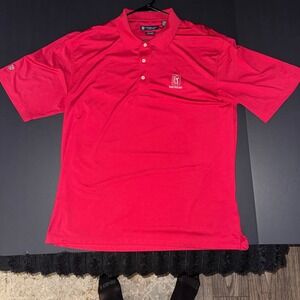 Men's XL Oxford Golf Super Dry Performance Polo PGA TOUR TPC River Highlands
